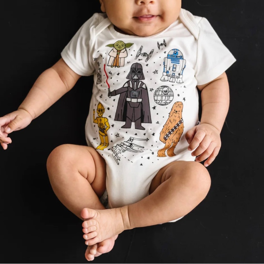 12-18 month Star Wars and friends onesie nwot